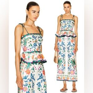 House of Harlow 1960 Multicolor Floral Linen Set